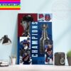 NHL Colorado Avalanche Champions 2021-22 Stanley Cup Champions Gift Home Decor Poster Canvas