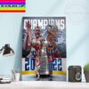 NHL Colorado Avalanche Champs 2022 Stanley Cup Champions Home Decor Poster Canvas
