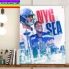 New York Mets Welcome Back Edwin Diaz Home Decor Poster Canvas