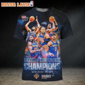 New York Knicks 2026 NBA Eastern Conference Champions All Over Print Shirt