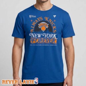 New York Knicks Fanatics Blue 2026 NBA Eastern Conference Champions Hometown T-Shirt