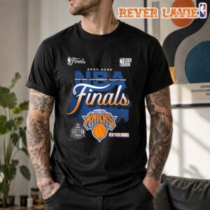 New York Knicks Fanatics Charcoal 2026 NBA Eastern Conference Champions Locker Room T-Shirt