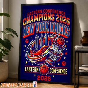 New York Knicks NBA Eastern Conference Champions 2026 Collector Home Decor Poster Canvas