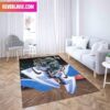Nike Air Jordan 4 Red Thunder Home Decor Sneaker Rug Nike Air Jordan 4 Red Thunder Home Decor Sneaker Rug