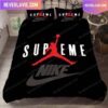 Nike Air Jordan And Spider Man Blue Bedding Set Nike Air Jordan And Spider Man Blue Bedding Set