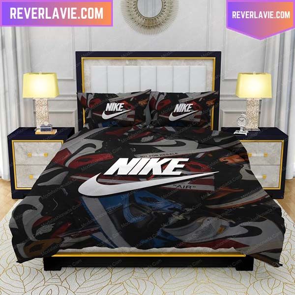Nike Air Shoes Basic 3 Piece Bedding Set Nike Air Shoes Basic 3 Piece Bedding Set