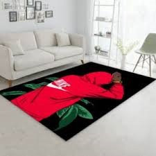 Nike Area Rug For Living Room Home Decor