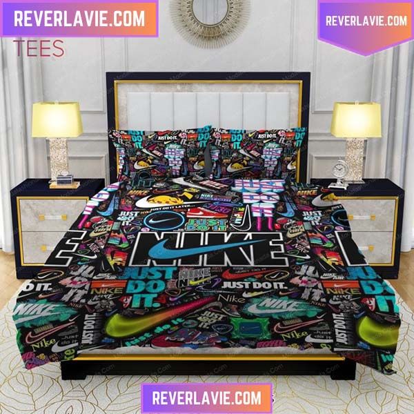 Nike Graffiti Modern Design Queen Bedding Set Nike Graffiti Modern Design Queen Bedding Set