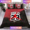Nike Jordan 23 Black Red Queen Bedding Set