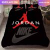 Nike Just Do It Black Background Bedding Set