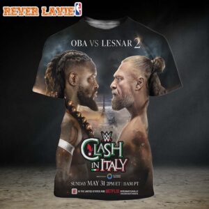 Oba Femi vs Brock Lesnar 2 Matchup WWE Clash in Italy 2026 Sunday May 31 All Over Print Shirt