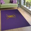 Omega Psi Phi Logo Violet Background Area Carpet Rug