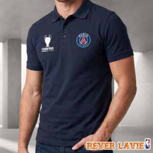 PSG 2026 Are UEFA Champions League Champions Again Back To Back European Polo Shirt
