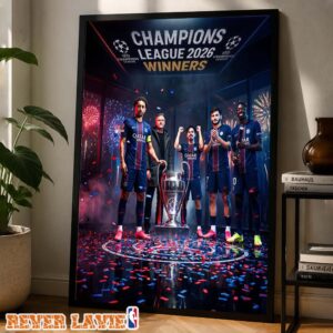 PSG Back To Back Champions Of Europe Arsenal Fall In Penalty Shootout Thriller At UEFA Champions League Final Home Decor Poster