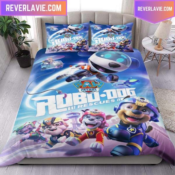 Paw Patrol Robo Dog Rescue King Bedding Set Paw Patrol Robo Dog Rescue King Bedding Set