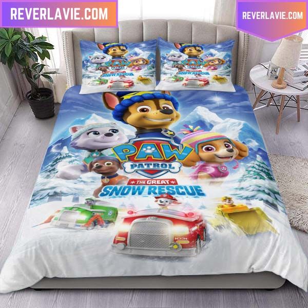 Paw Patrol Snow Rescue Queen Bedding Set Paw Patrol Snow Rescue Queen Bedding Set