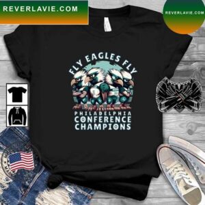 Philadelphia Eagles Swoop Mascot Fly Eagles Fly Philadelphia Conference Champions T-shirt