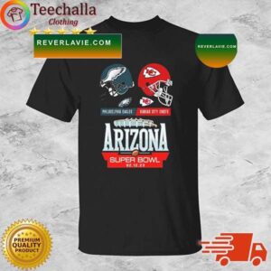 Philadelphia Eagles Vs Kansas City Chiefs Super Bowl 57 LVII T-shirt