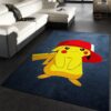 Pikachu And Eevee Friendship Rug Home Decor