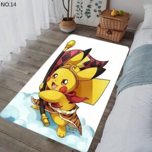 Pikachu x Monkey King Art Pokemon Rug Home Decor