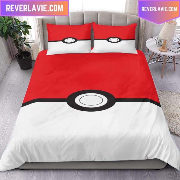 Pokemon Ball Iconic Twin Bedding Set Pokemon Ball Iconic Twin Bedding Set