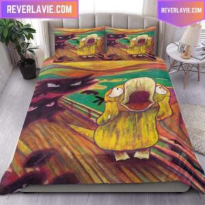 Pokemon Ducky Ghosting Time King Bedding Set