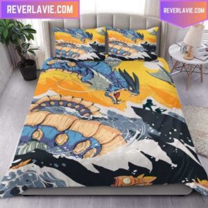 Pokemon Gyarados King Bedding Set