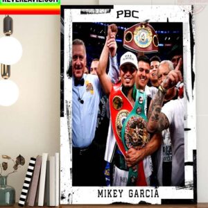 Premier Boxing Champions PBC Mikey Garcia Retirement Home Decor Poster Canvas