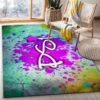 Psi Audio Pink Area Rug Carpet For Living Room