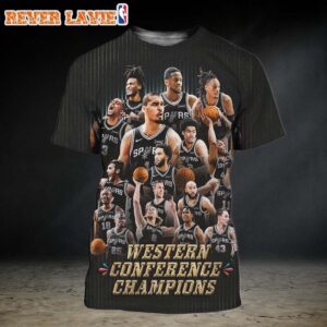 San Antonio Spurs 2026 NBA Finals Bound Western Conference Champions Celebration All Over Print Shirt