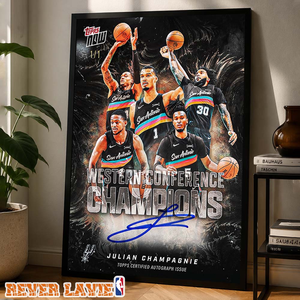San Antonio Spurs 2026 NBA Finals Bound Western Conference Champions Home Decor Poster Canvas San Antonio Spurs 2026 NBA Finals Bound Western Conference Champions Home Decor Poster Canvas