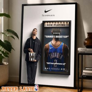 San Antonio Spurs 2026 NBA Western Conference Champions Thunder Biggest Flop Movie Home Decor Poster Canvas