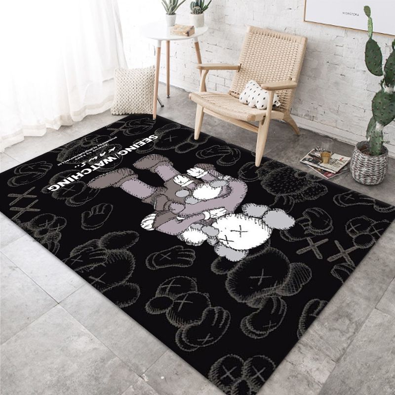 Seeing watching Kaws Rug Home Decor Seeing watching Kaws Rug Home Decor
