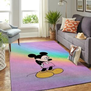 Shy Mickey Mouse Disney Rug Home Decor