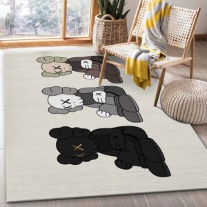 Sitting Kaws Figurines Kaws Rug Home Decor