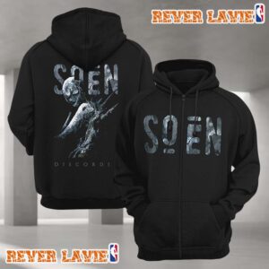 Soen Discordia Reliance Album Artwork Progressive Metal Zip Hoodie