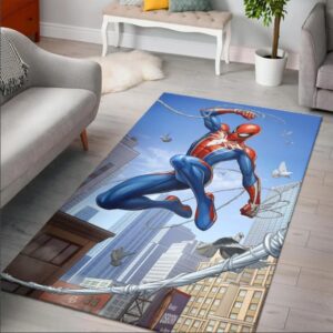 Spider Man Sky Rug Home Decor
