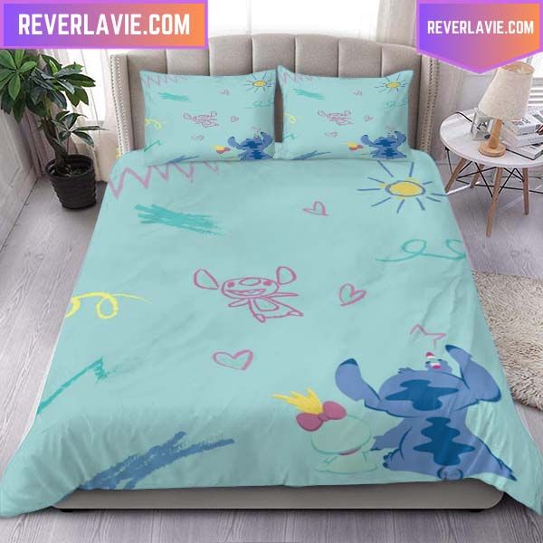 Stitch Drawing Cute Pictures Comfort Bedding Set Stitch Drawing Cute Pictures Comfort Bedding Set