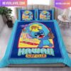 Stitch Hawaii Surf Club King Bedding Set