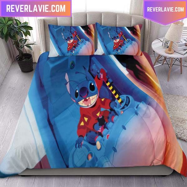 Stitch Space Adventure Luxury Bedding Set Stitch Space Adventure Luxury Bedding Set