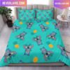 Stitch Tropical Pineapple Luxury Bedding Set