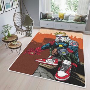 Stormtrooper X Captain America X Iron Man Marvel Sneaker Rug Home Decor