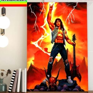 Stranger Things 4 Eddie Munson The Freak The Banished The Hero Home Decor Poster Canvas