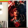Stranger Things Caleb Mclaughlin Turning Hollywood Upside Down Home Decor Poster Canvas