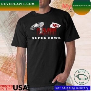Super Bowl LVII Games 2023 Kansas City And Eagles Football T-Shirt