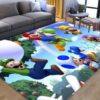 Super Mario Area Rug Carpet Home US Decor