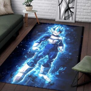 Super Saiyan Cadic Vegeta Dragon Ball Z Rug For Bedroom