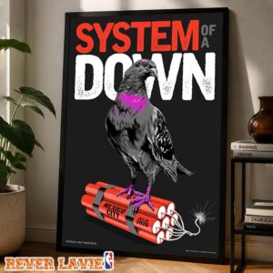 System Of A Down CDMX 2026 Show At Estadio GNP Seguros In Mexico City On May 28 2026 Wall Art Print