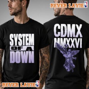 System of a Down x Mercadorama CDMX 2026 Pop up Shop Merch Tee At Estadio GNP Seguros In Mexico City On May 27-28