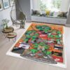 Supreme x Nike SB Dunk Low Sneaker Rug Home Decor